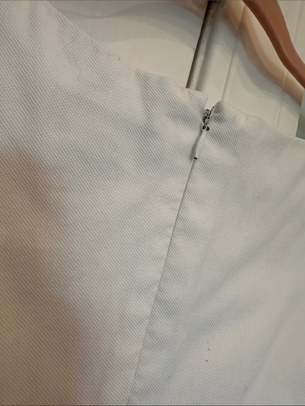 Apostrophe White Square-Neck Mini Sheath Dress - Picture 5 of 6